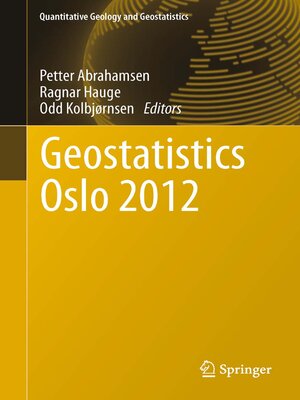 cover image of Geostatistics Oslo 2012